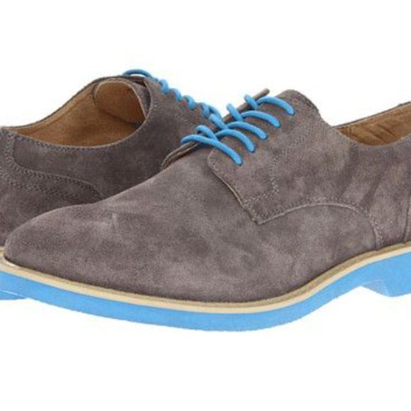 blue florsheim shoes
